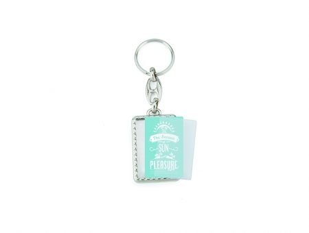 Portachiave Metallo Monofacciale 25 X 40  mm
