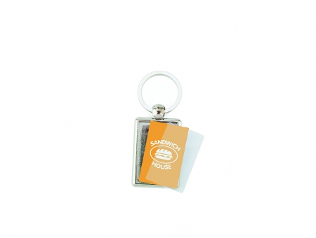 Portachiave Metallo Monofacciale 25 X 40  mm