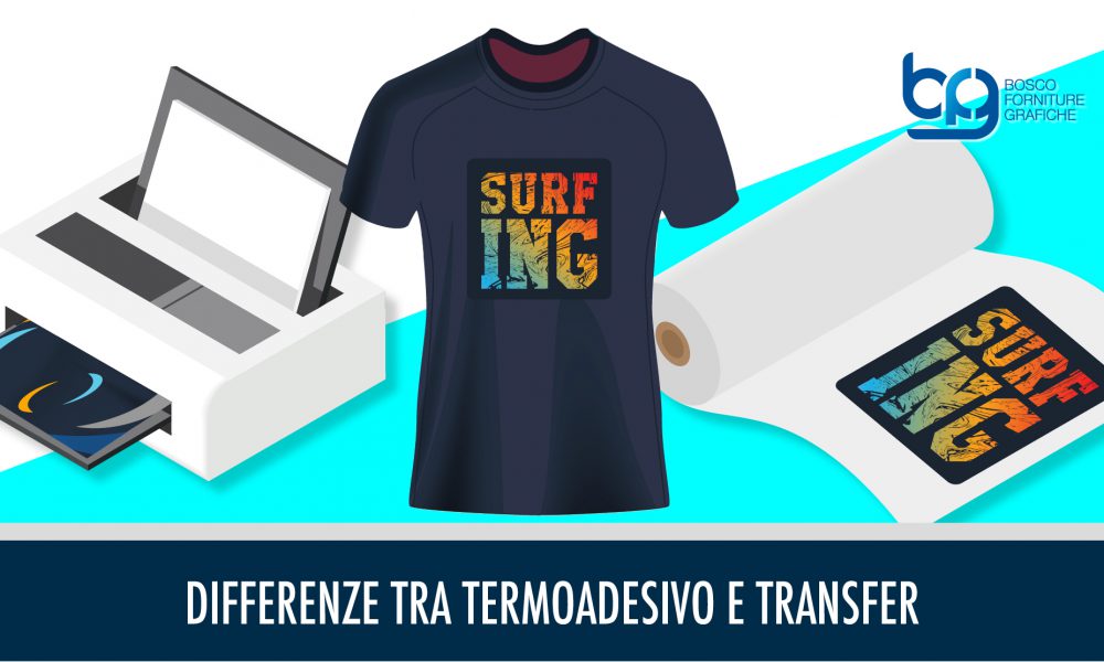 Differenze tra termoadesivo e transfer